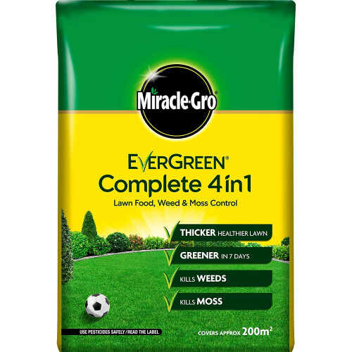 MiracleGro Complete 4in1 Lawn Care Feed Weed & Moss Killer 7KG, 200m2