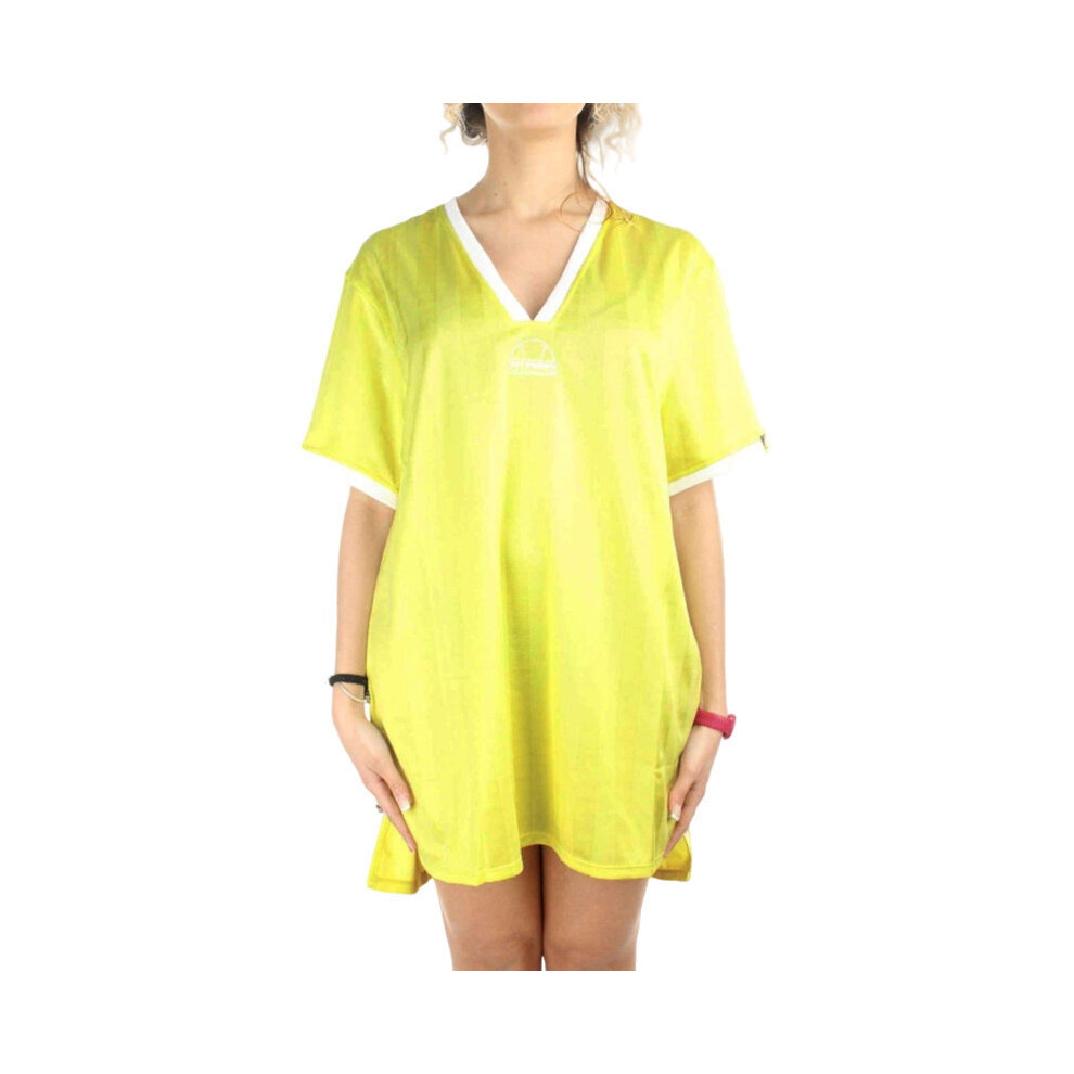 Ellesse (Uk14/Us10/Eu42) Alicia Sgb068 Womens Long T-Shirt Dress Yellow