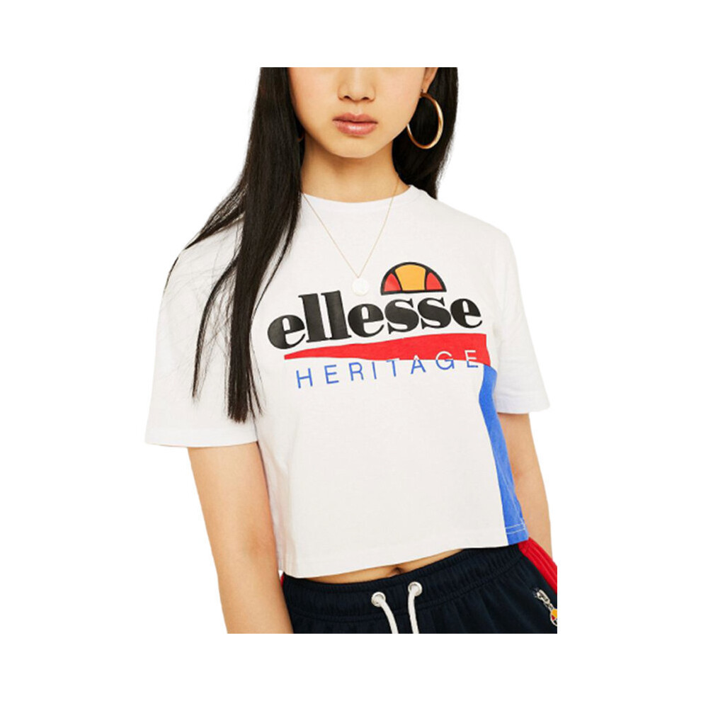 (UK14/US10/EU42) ELLESSE CEREZZA SGY0551 Womens Crop T-Shirt Casual
