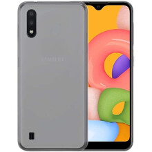Transparent Gel Case for Samsung Galaxy A01 - Slim, Shock-Resistant TPU Silicone Cover