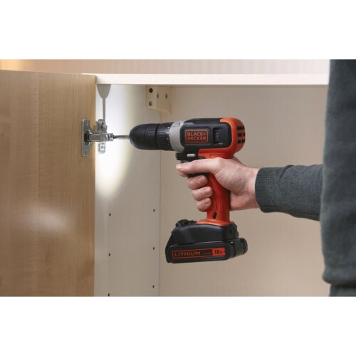 Black + Decker Black & Decker Cordless Drill Driver 18V BCD001C1 1