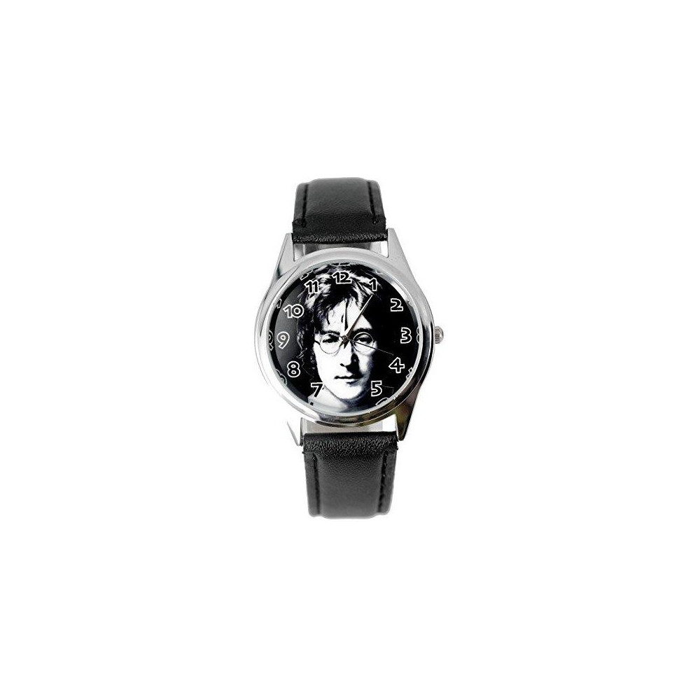 Photos - Wrist Watch John Lennon - Beatles Legend Genuine Leather Quartz