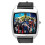 Marvel Universe Quartz Square Watch Real Leather Band   Black 1