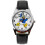 Black Leather  Quartz Watch for Donald Duck fans 1