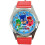 PJMASKS Round Quartz Watch RED Leather Band 1