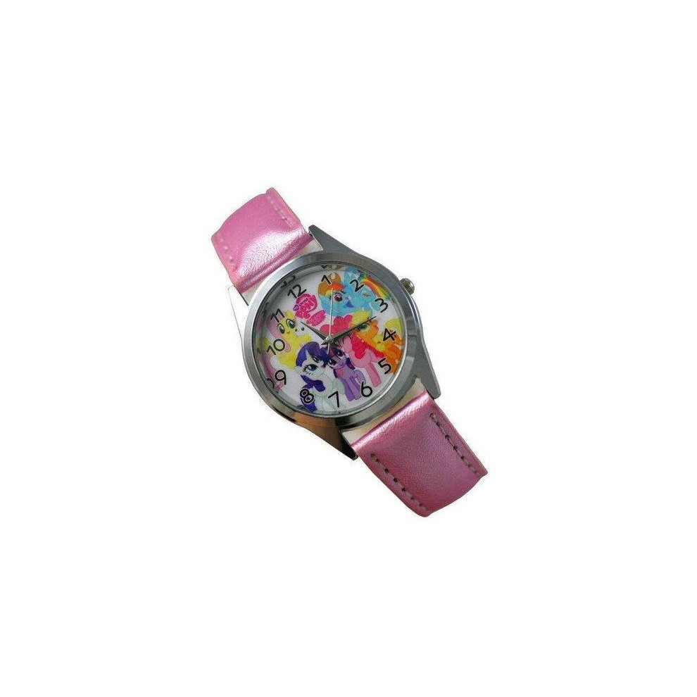 Taport Fashion Kid Ung58 My Little Pony Girl Boy Child Fashion Watch Xmas Wrist Pink