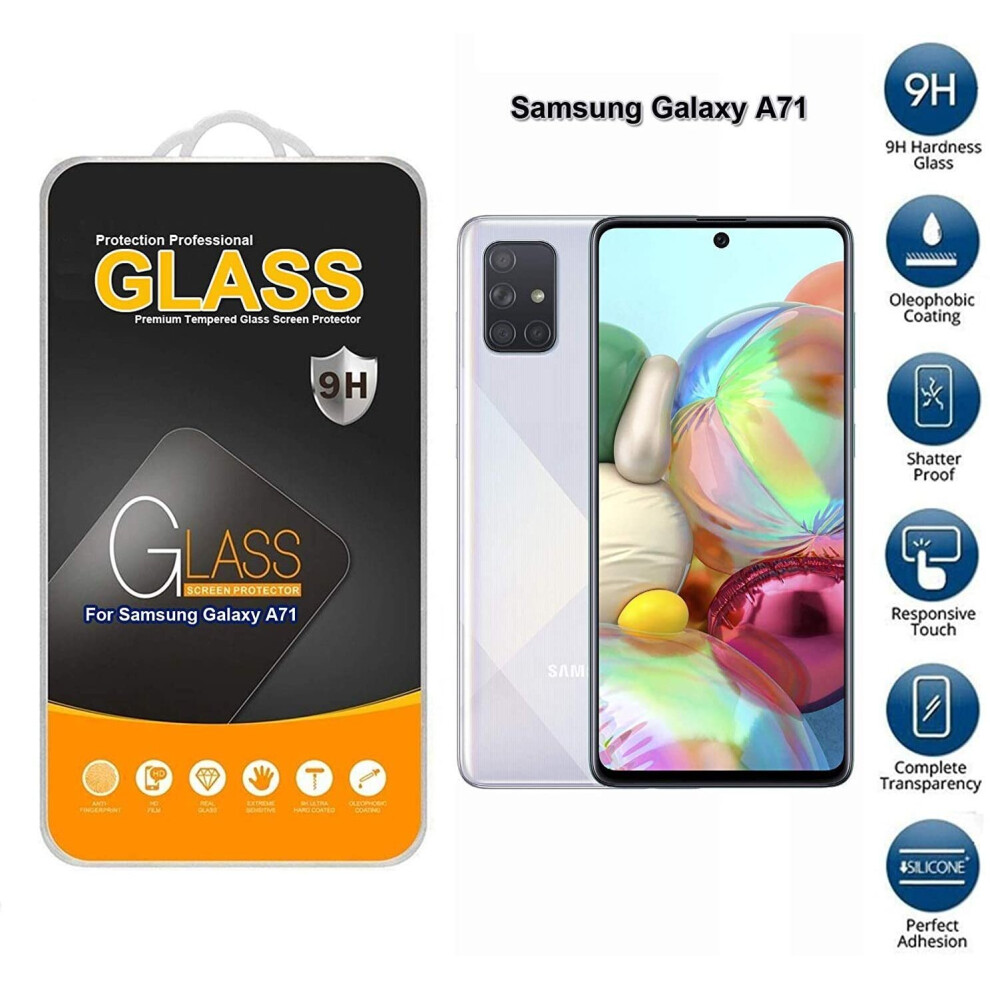 For Samsung Galaxy A71 Tempered Glass Screen Protector
