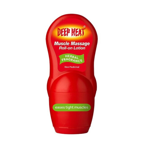 DEEP HEAT MUSCLE MASSAGE ROLL-ON LOTION - 50ML