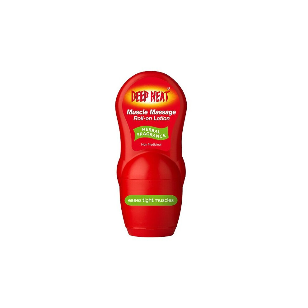 DEEP HEAT MUSCLE MASSAGE ROLL-ON LOTION - 50ML