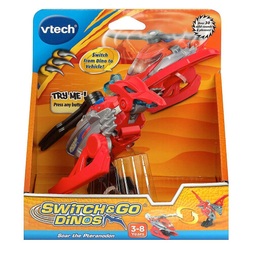 VTech VTech Switch & Go Dinos - Soar the Pteranodon | Transforming Dinosaur Toy 2