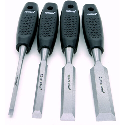 Rolson Rolson 56159 Wood Chisel Set - 4 Pieces