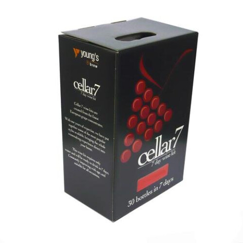 Youngs Cellar 7 30 Bottle (7 Day) Wine Making Kit - Malbec - Homebrew 1