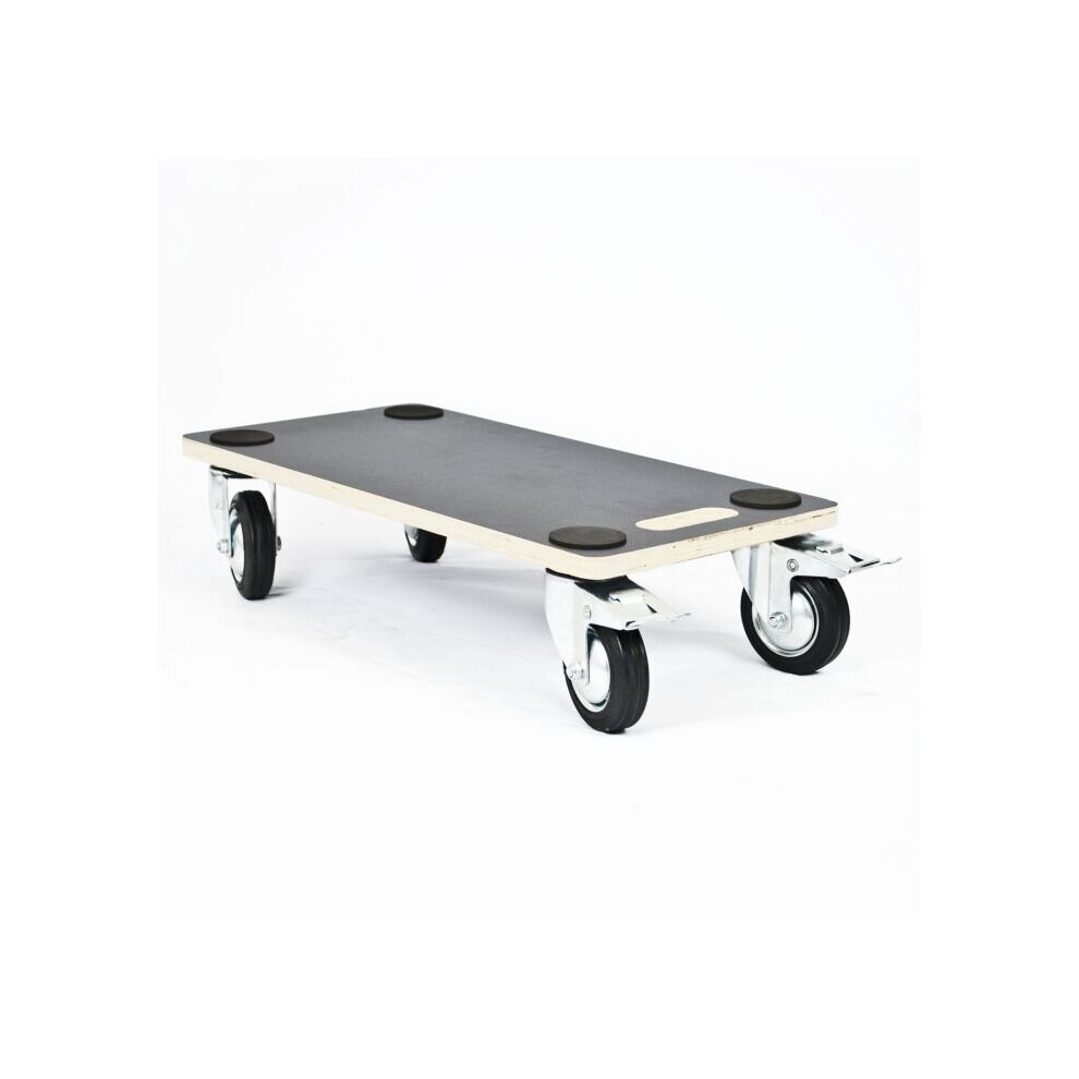 Warehouse Transport Roller Heavy Box Furniture Platform Mover Wooden Hand Dolly 5055888415083