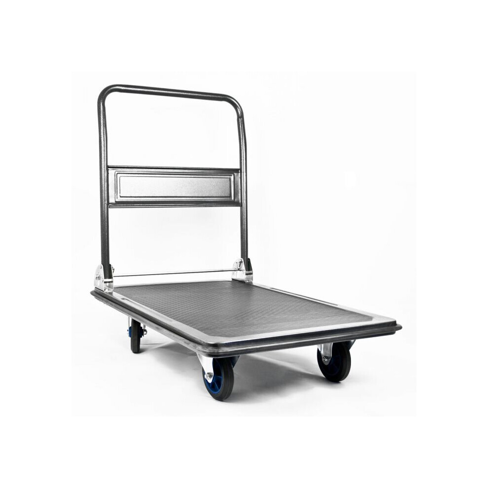 Warehouse PLATFORM TROLLEY Heavy Duty Folding Flat Box Truck Sack Transport