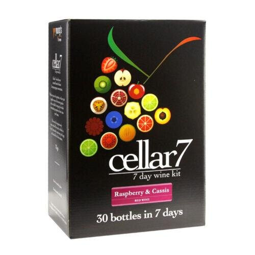 Youngs Cellar 7 30 Bottle (7 Day) Wine Making Kit - Raspberry & Cassis - Homebrew