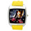 Yellow Real Leather Watch for Iron Man Fans 1