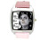 Michael Jackson Quartz Square Watch Real Leather Band Dial E2  Pink 1