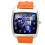 DR WHO Quartz Square SCI FI Watch E2 Orange Real Leather Band 1