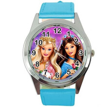 Dolls Quartz Watch Blue Leather Band