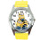Minion Quartz Watch Yellow Leather Band 1