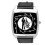 Black Leather Square Watch for James Bond 007 Fans 1