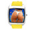 HOT Ass Yellow Real Leather Band Quartz Square Watch 1