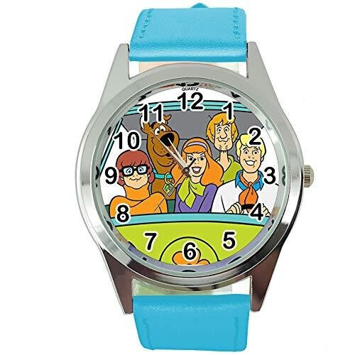 Scooby DOO Blue Leather Band Quartz Watch