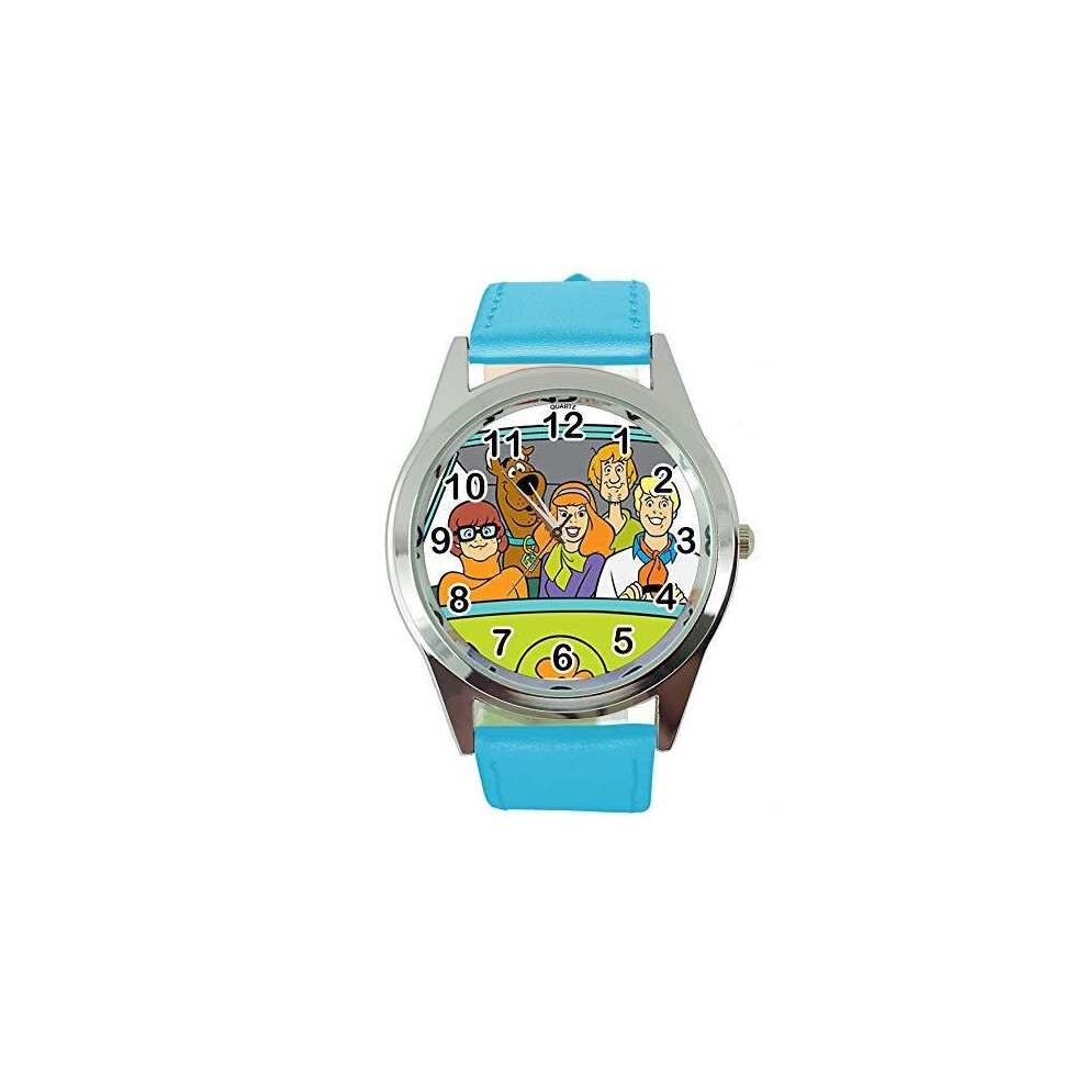 Scooby DOO Blue Leather Band Quartz Watch