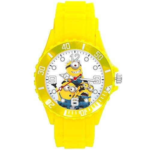 Yellow Silicone Watch for Minion Fans