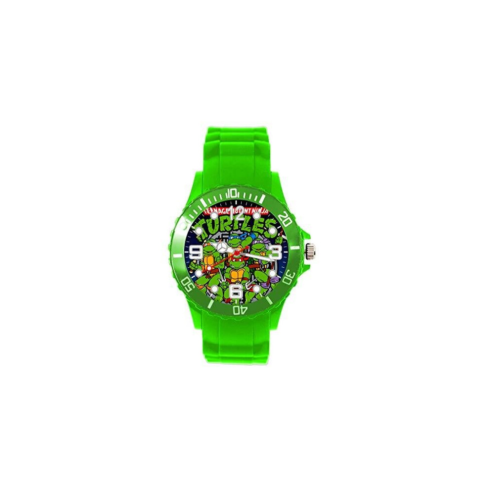 Green Silicone Watch for Teenage Mutant Ninja Turtles Fans