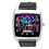 Black Leather Square Watch for FORTNITE Fans 1