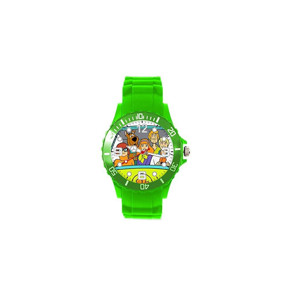 Quartz Watch Green Silicone for Scooby DOO Fans