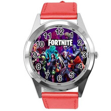 RED Leather Watch for FORTNITE Fans