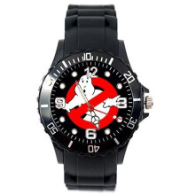 Ghost Busters Quartz Watch Silicone Band Black