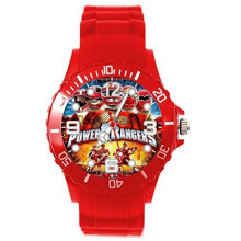 RED Silicone Watch for Power Rangers Fans