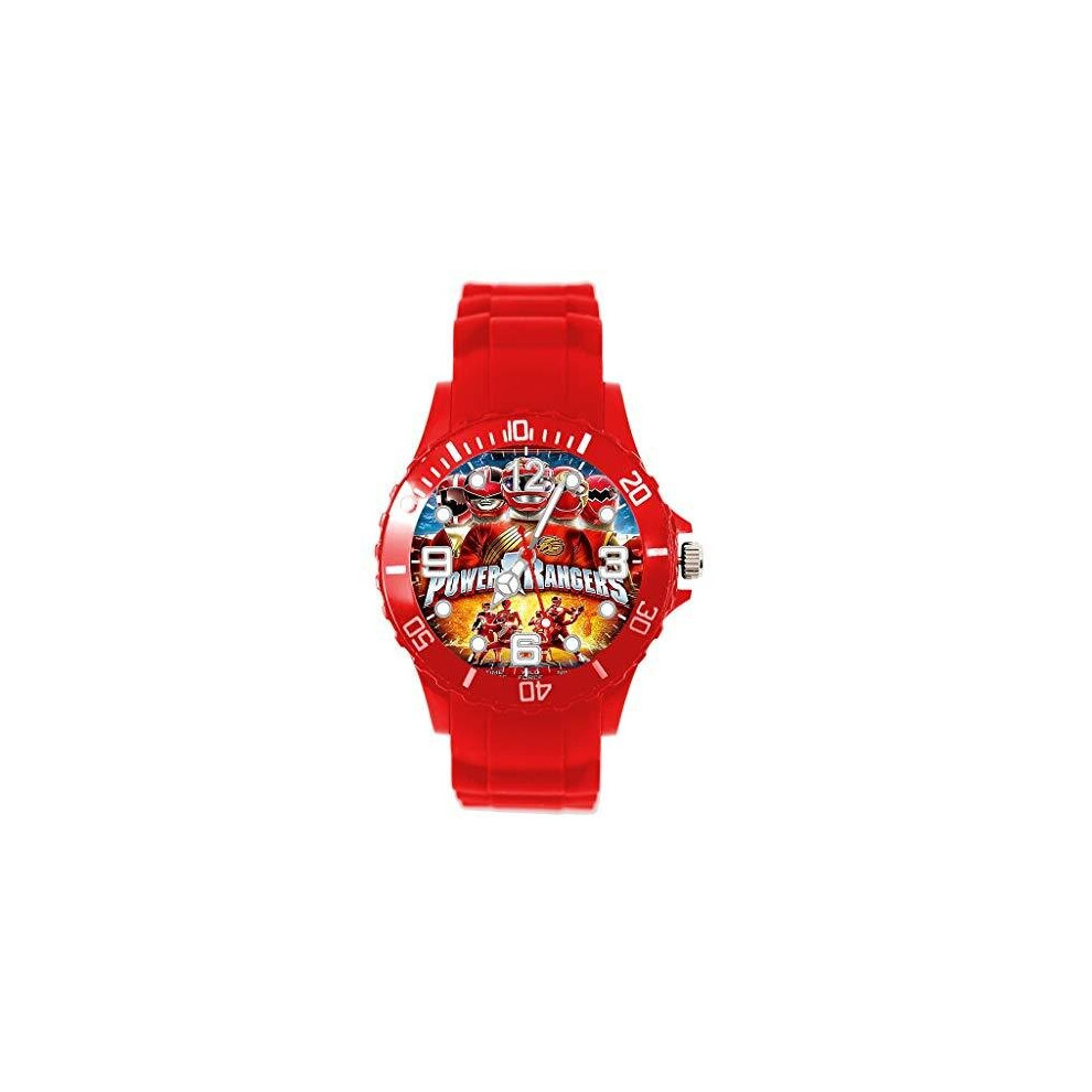 RED Silicone Watch for Power Rangers Fans