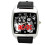 ACDC Quartz Square Watch Real Leather Band   Black 1