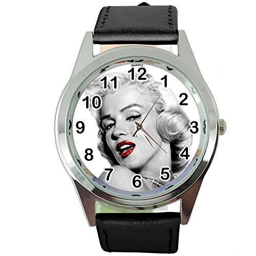 Marilyn Monroe Screen Legend Genuine Leather Quartz Wrist Watch