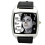 Michael Jackson Quartz Square Watch Real Leather Band Dial E2  Black 1