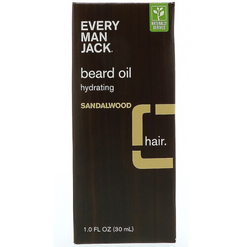 Every Man Jack, Feuchtigkeitsspendendes Bartöl mit Sheabutter, Sandelholz, 1 fl oz (30 ml) 1