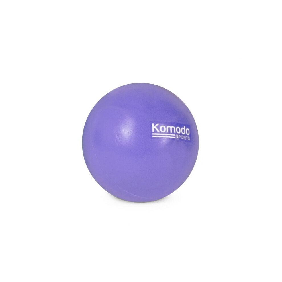 (18cm, Purple) Komodo Exercise & Pilates Ball | Inflatable Yoga Ball 
