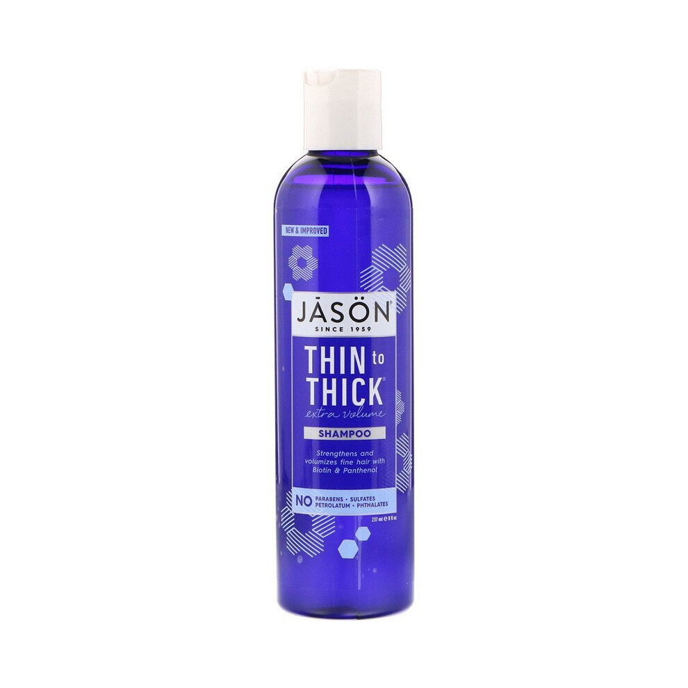 Jason Natural, Thin to Thick, Extra Volume Shampoo, 237ml