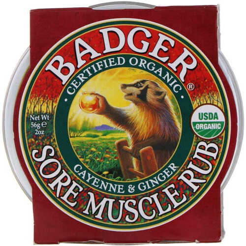 Badger, Organic Σοβαρή Μυϊκή Ρουφή, Cayenne & Ginger, 2 oz (56 g) 1