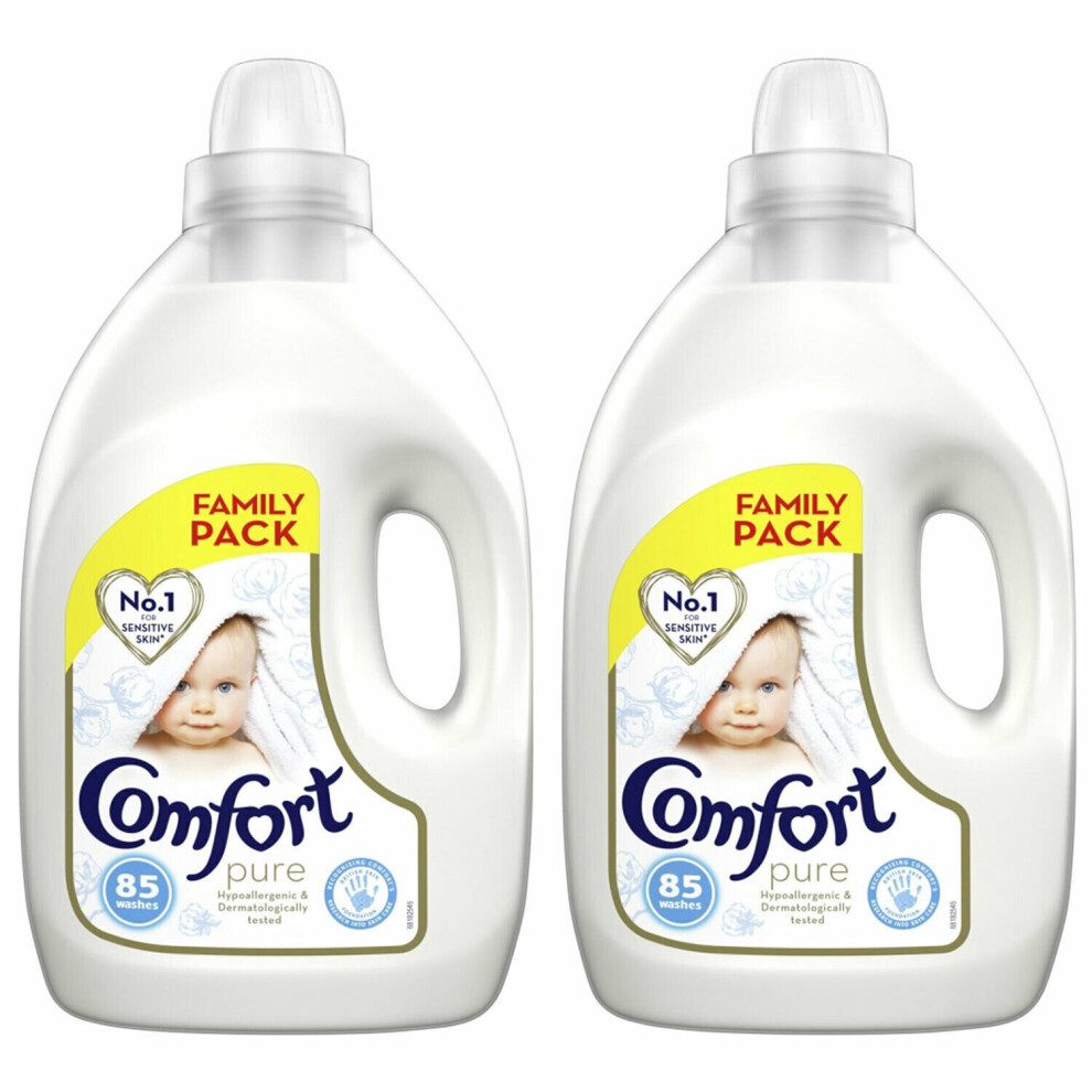 (Buy 2 - Pure 85W) Comfort Fabric Conditioner 3L,  85 Washes