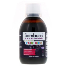 Sambucol, Kids, Zwarte Druif, Geavanceerd Immuunsap, 2+, 8.360 mg, 7,8 fl oz (230 ml)