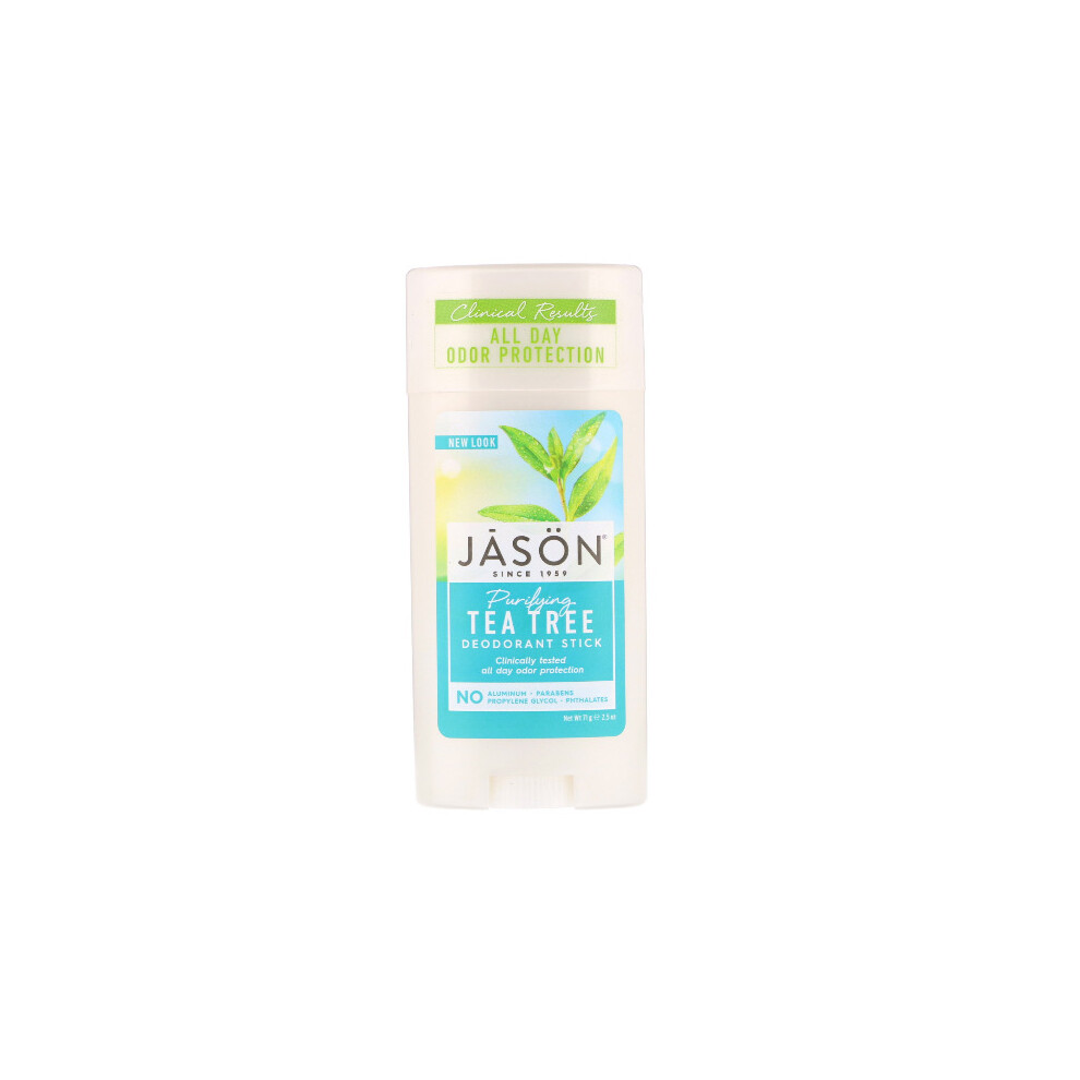 Jason Bodycare Jason Natural, Deodorant Stick, Purifying Tea Tree, 71G