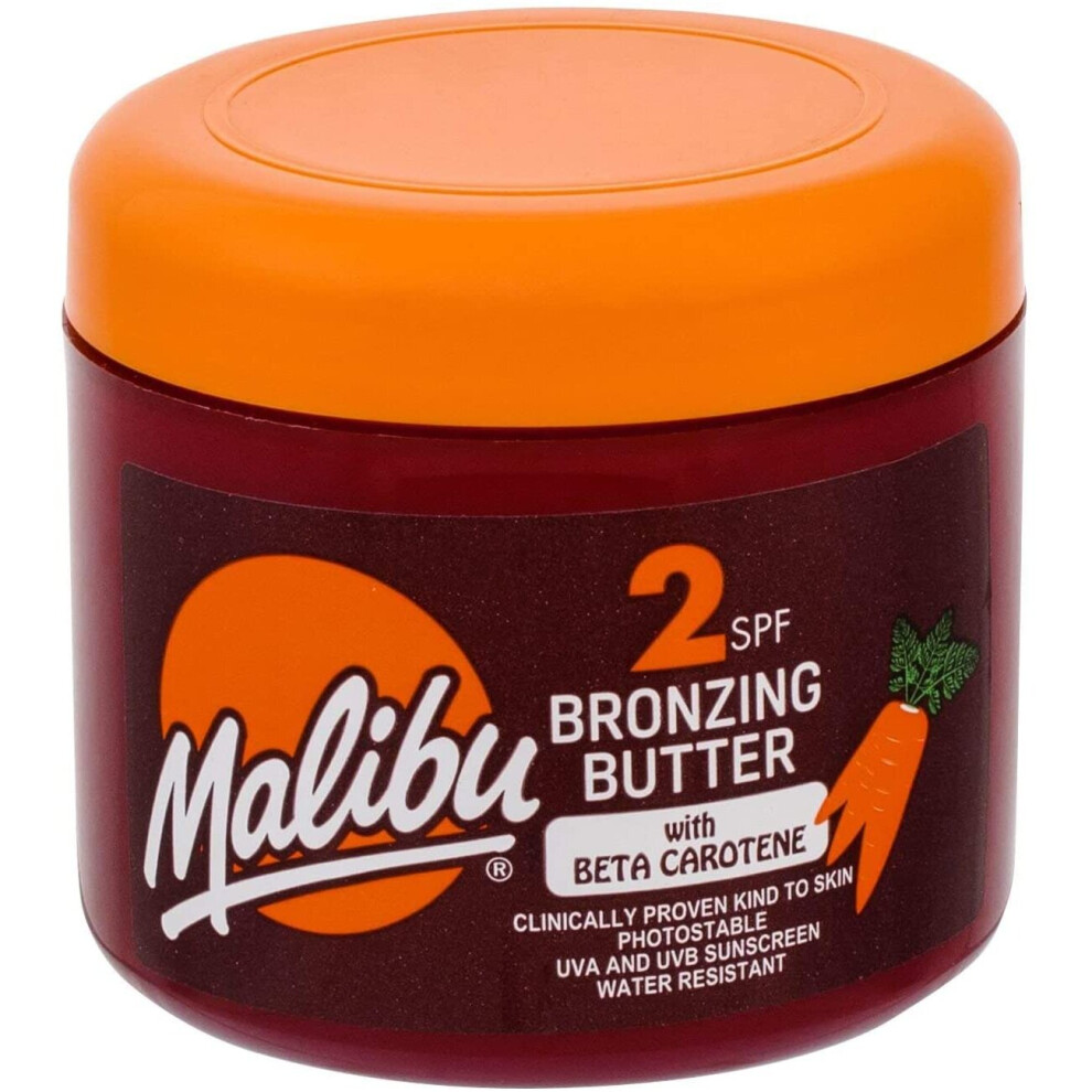 Malibu 300ML Spf 2 Bronzing Butter With Beta Carotene