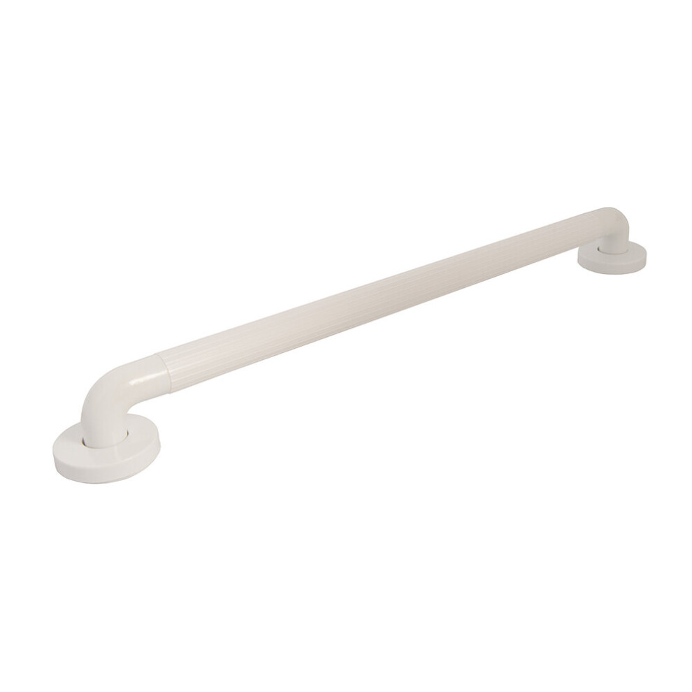 Plumbob White Straight Bathroom Grab Bar 600Mm