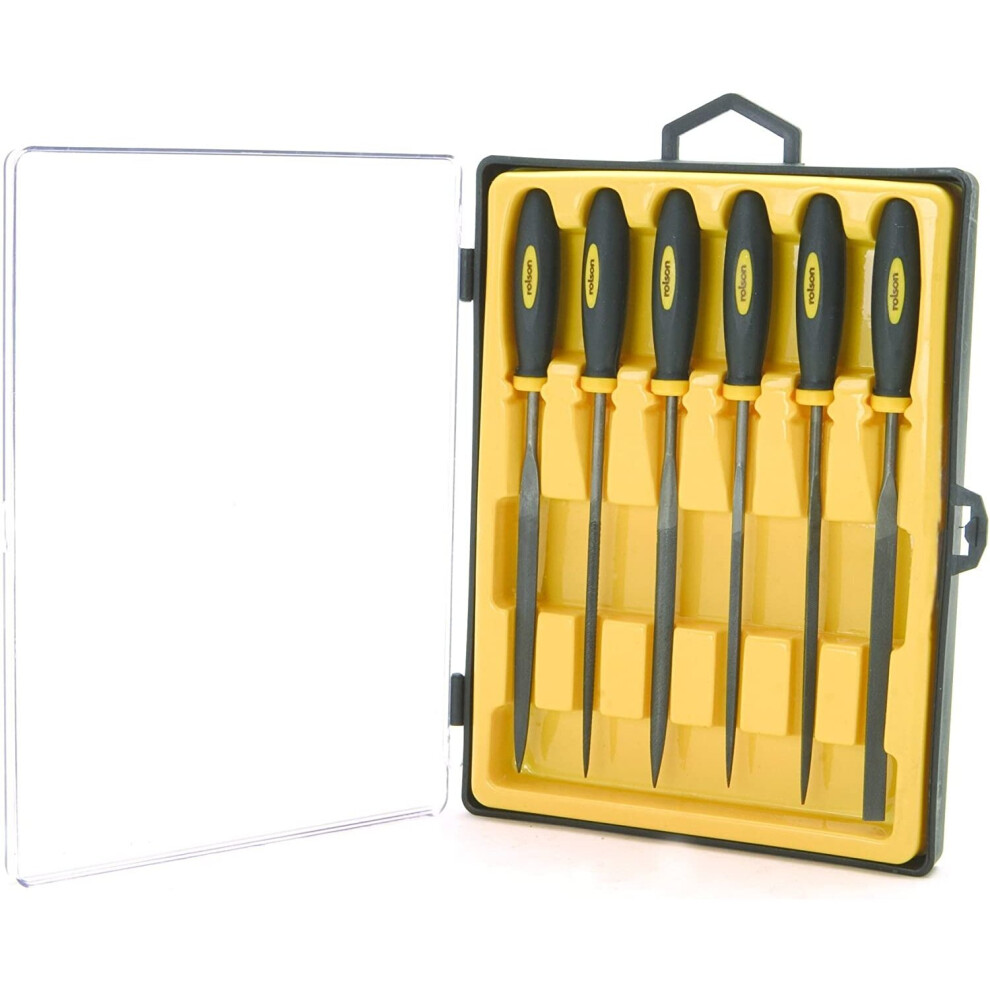 Rolson 24615 Needle File Set, 140 mm - 6 Pieces