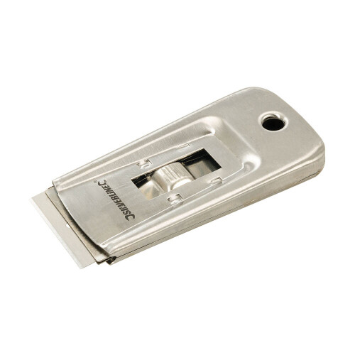 Silverline Retractable Steel Window Scraper 100mm